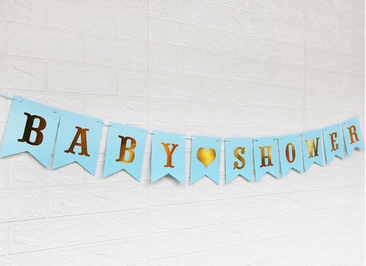 Geboorte Versiering Romper slinger - Its a Boy - Jongen - Guirlande - Banner | Blauw – Zoon | Satijn | Babyshower - Kraamtijd - Kraamfeest - Geboren - Feest - Baby | Raamslinger - Decoratie Baby kamer